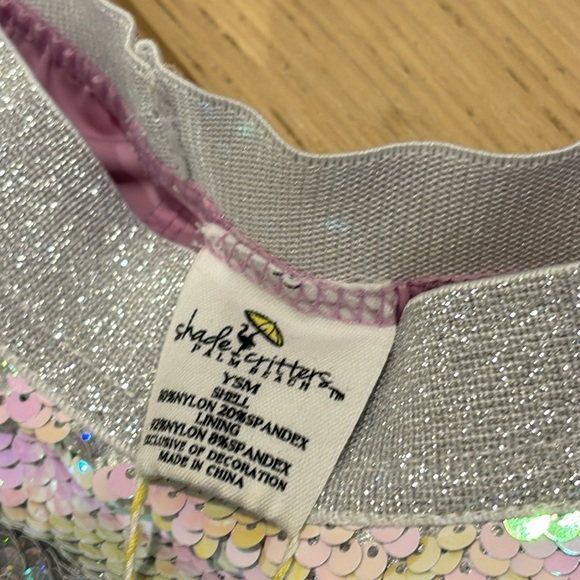 Shade Critters pink/silver sequin mermaid tail size S NWT - Picture 4 of 8